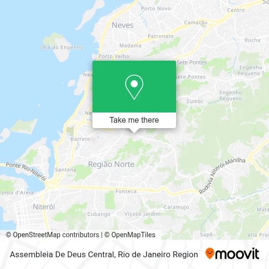 Assembleia De Deus Central map