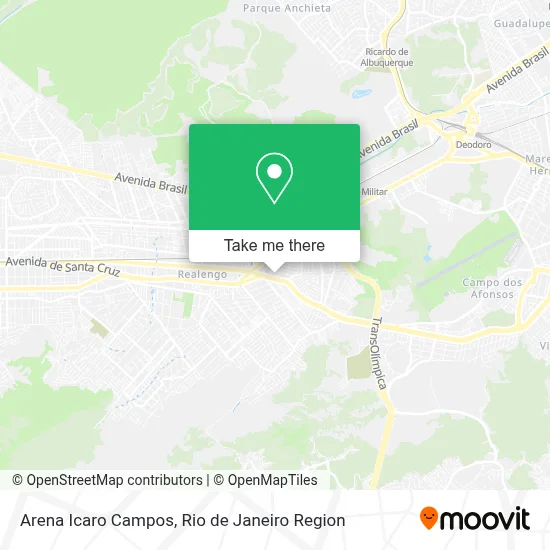 Arena Icaro Campos map