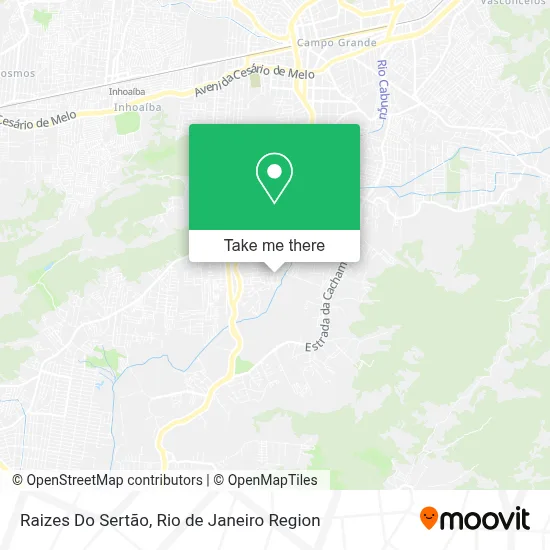 Raizes Do Sertão map