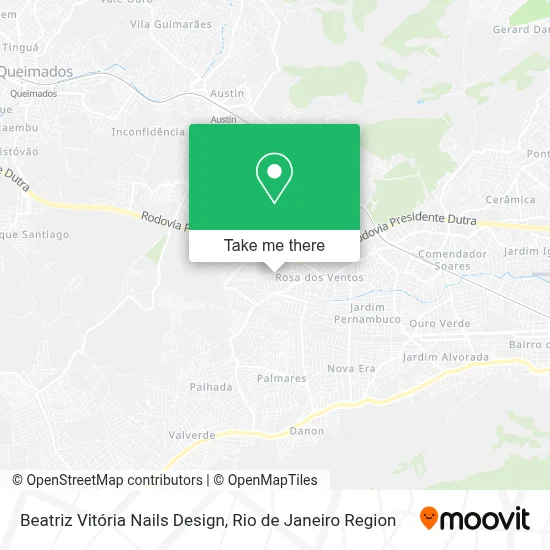 Beatriz Vitória Nails Design map