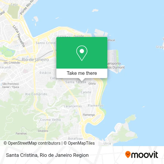 Santa Cristina map