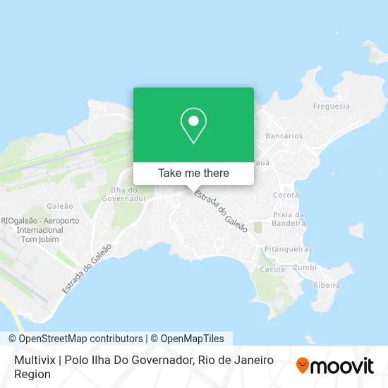 Multivix | Polo Ilha Do Governador map