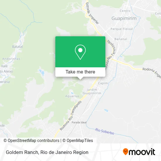 Goldem Ranch map