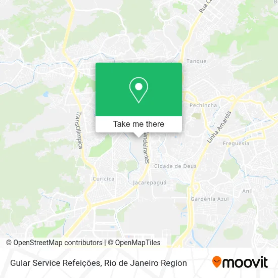 Gular Service Refeições map