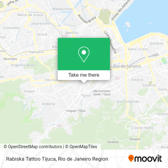Rabiska Tattoo Tijuca map