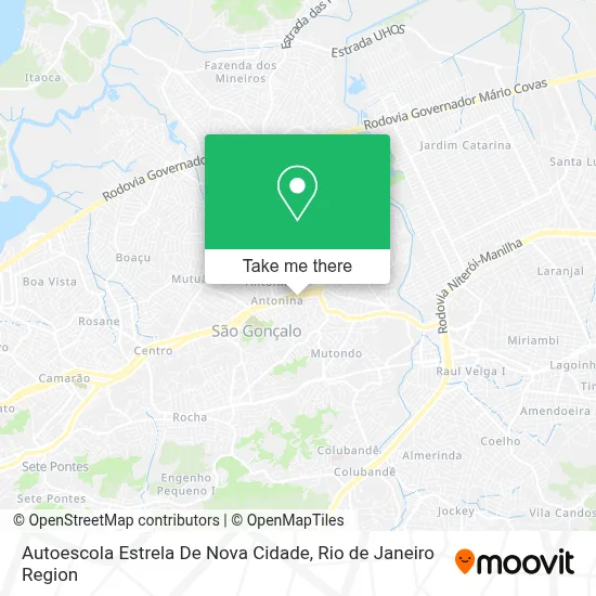 Autoescola Estrela De Nova Cidade map