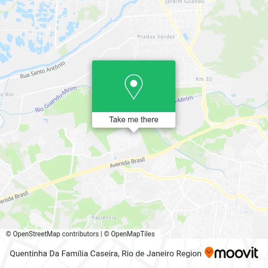 Quentinha Da Família Caseira map