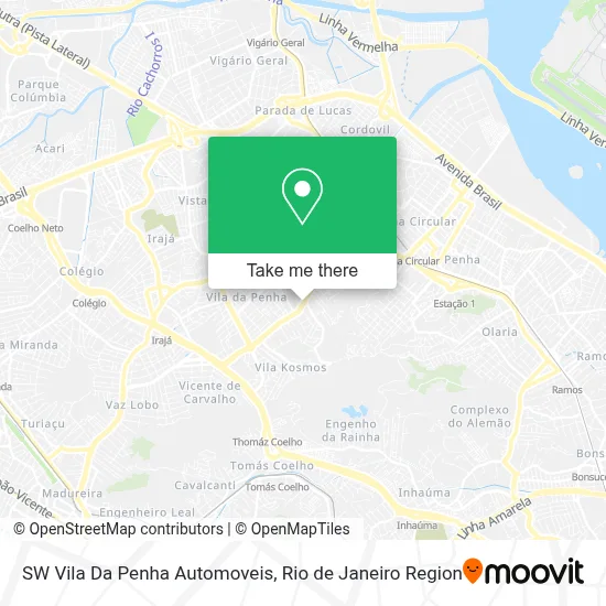 SW Vila Da Penha Automoveis map