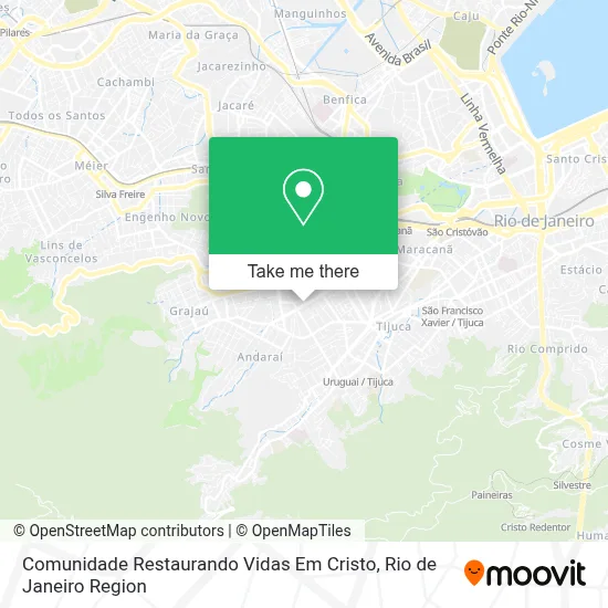 Comunidade Restaurando Vidas Em Cristo map