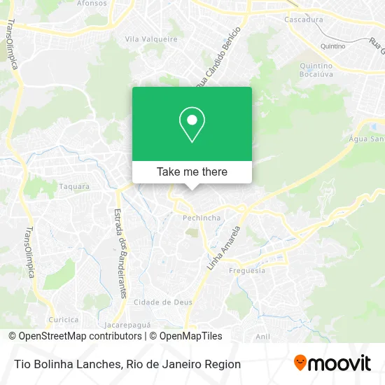 Tio Bolinha Lanches map
