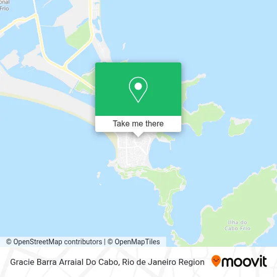 Gracie Barra Arraial Do Cabo map