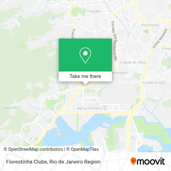 Florestinha Clube map