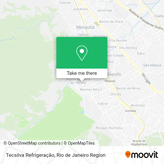 Tecsilva Refrigeração map