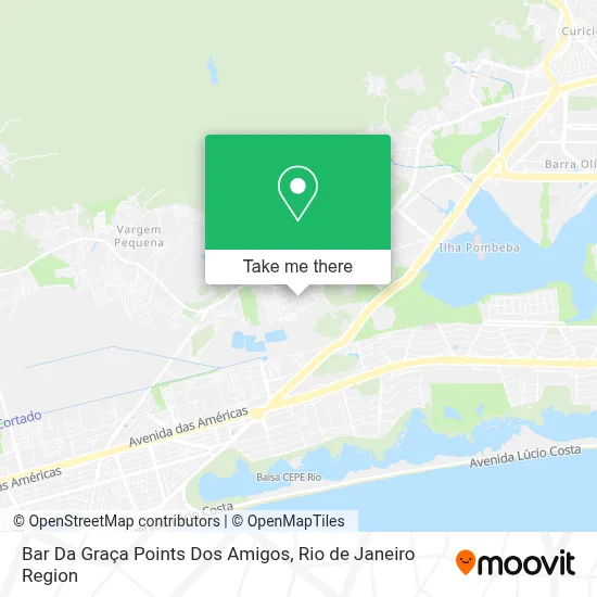 Bar Da Graça Points Dos Amigos map