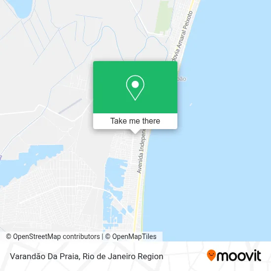 Varandão Da Praia map