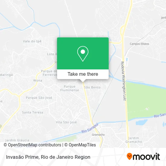 Invasão Prime map