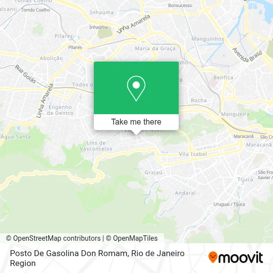 Posto De Gasolina Don Romam map