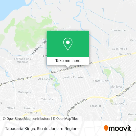 Tabacaria Kings map