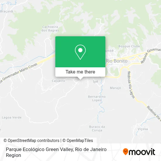 Parque Ecológico Green Valley map