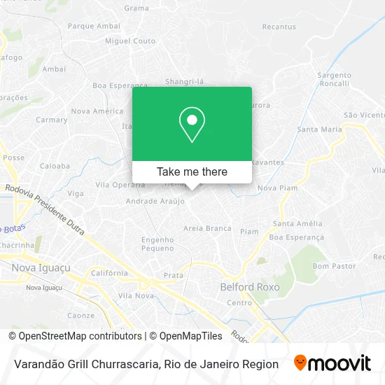 Varandão Grill Churrascaria map