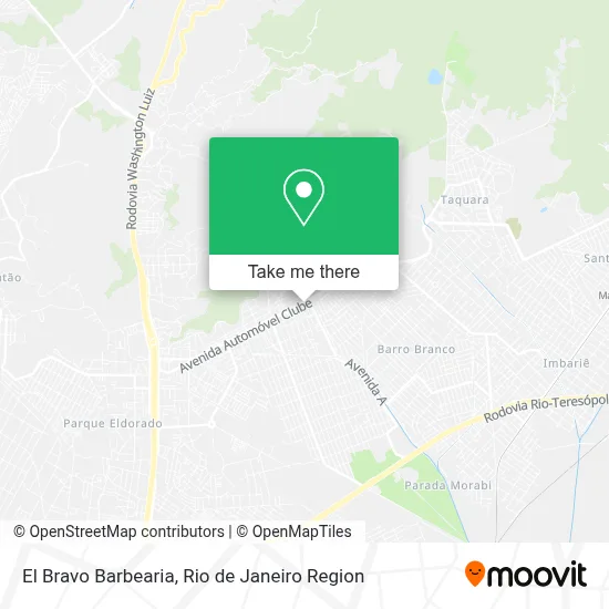 El Bravo Barbearia map