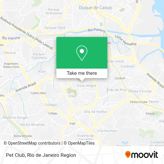 Pet Club map