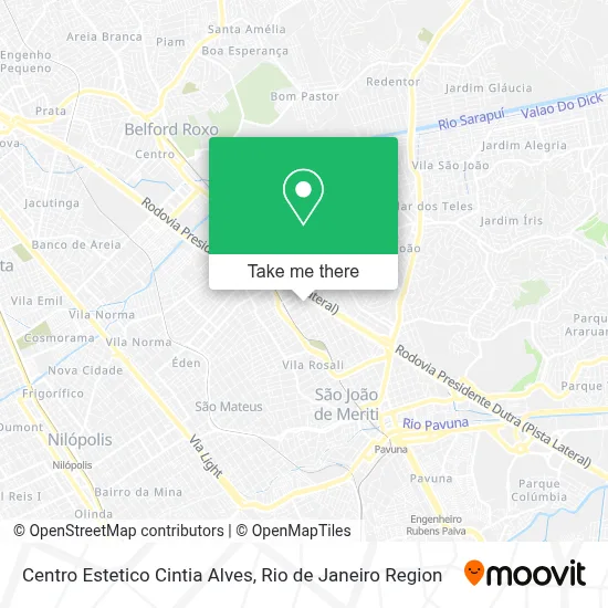 Centro Estetico Cintia Alves map