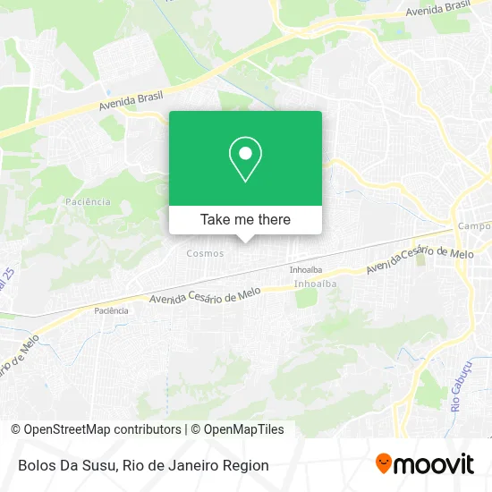 Bolos Da Susu map