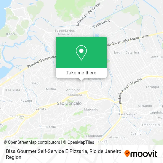 Bisa Gourmet Self-Service E Pizzaria map