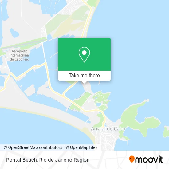 Pontal Beach map