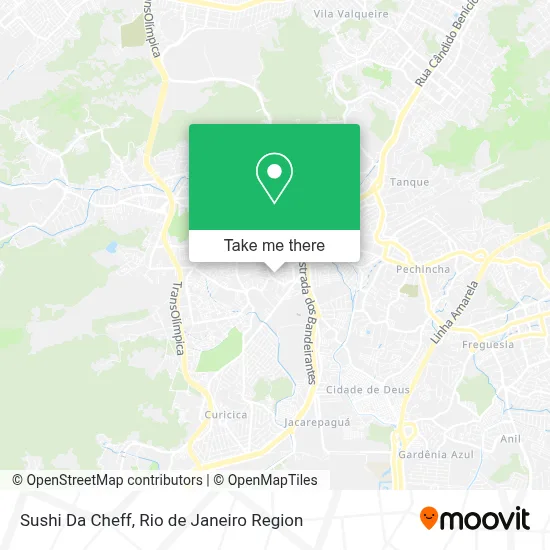 Sushi Da Cheff map
