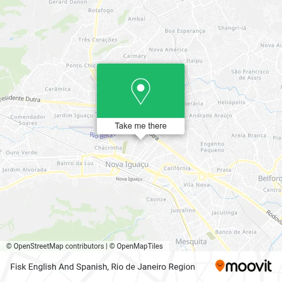 Fisk English And Spanish map