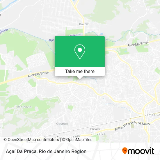 Açaí Da Praça map