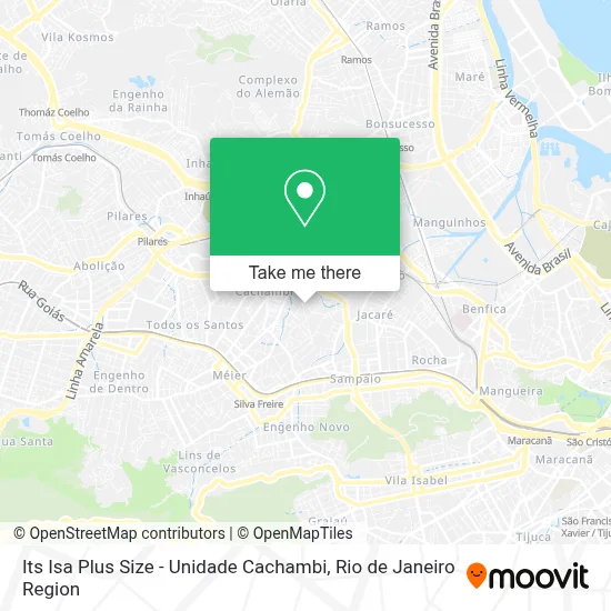 Its Isa Plus Size - Unidade Cachambi map