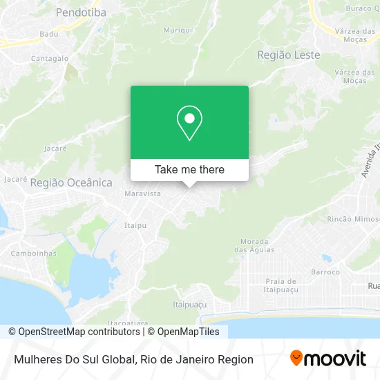 Mulheres Do Sul Global map