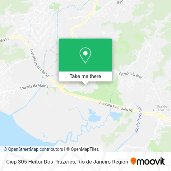 Ciep 305 Heitor Dos Prazeres map