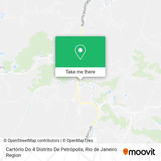 Cartório Do 4 Distrito De Petrópolis map