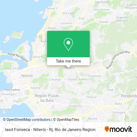 Iasd Fonseca - Niterói - Rj map