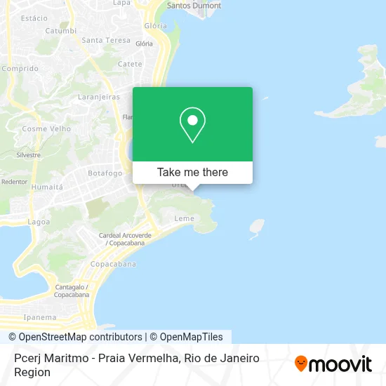 Pcerj Maritmo - Praia Vermelha map