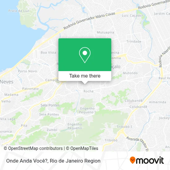 Onde Anda Você? map
