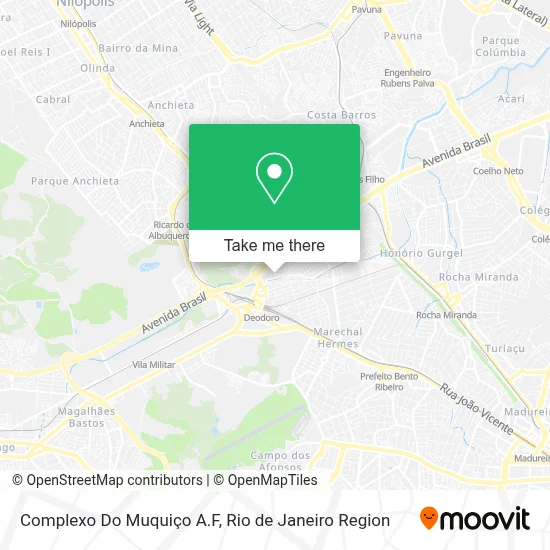 Complexo Do Muquiço A.F map