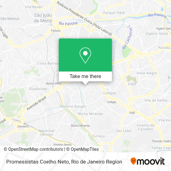 Promessistas Coelho Neto map