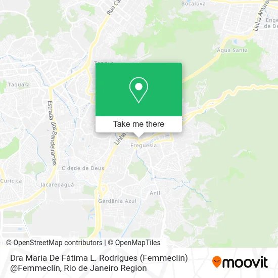 Dra Maria De Fátima L. Rodrigues (Femmeclin) @Femmeclin map
