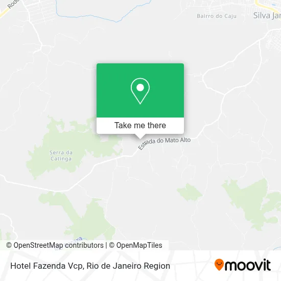 Hotel Fazenda Vcp map