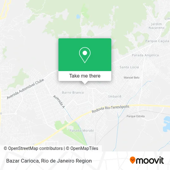 Bazar Carioca map