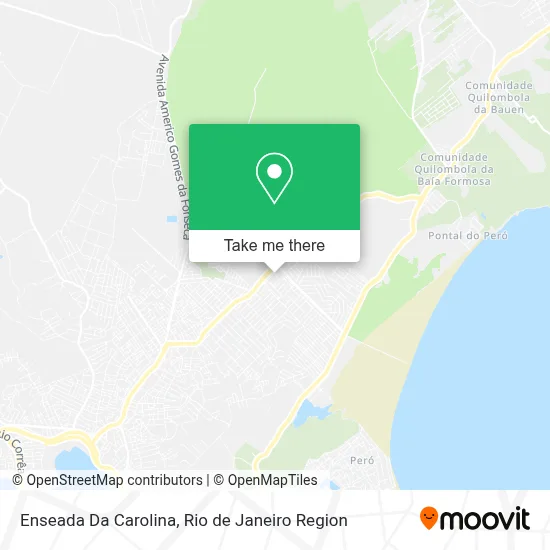 Enseada Da Carolina map