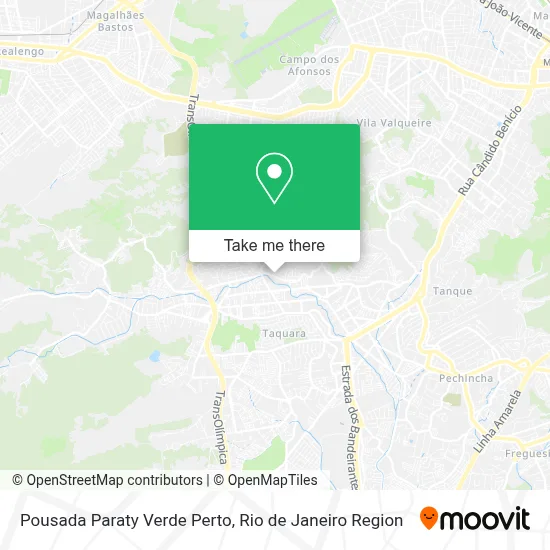 Pousada Paraty Verde Perto map