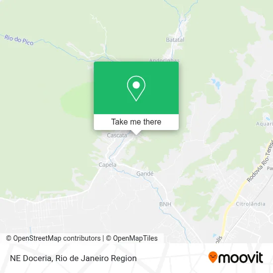 NE Doceria map