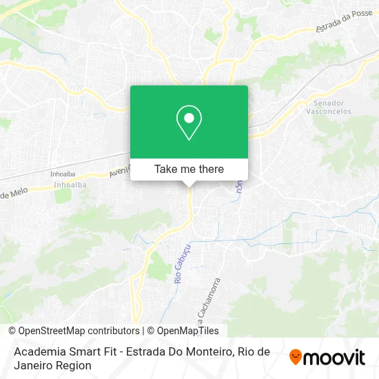 Academia Smart Fit - Estrada Do Monteiro map