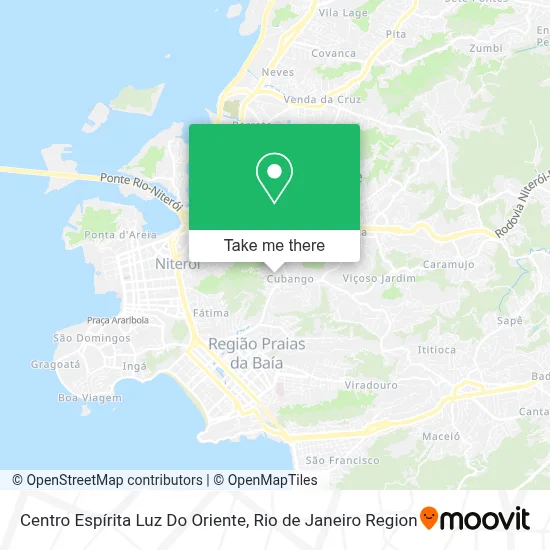 Centro Espírita Luz Do Oriente map